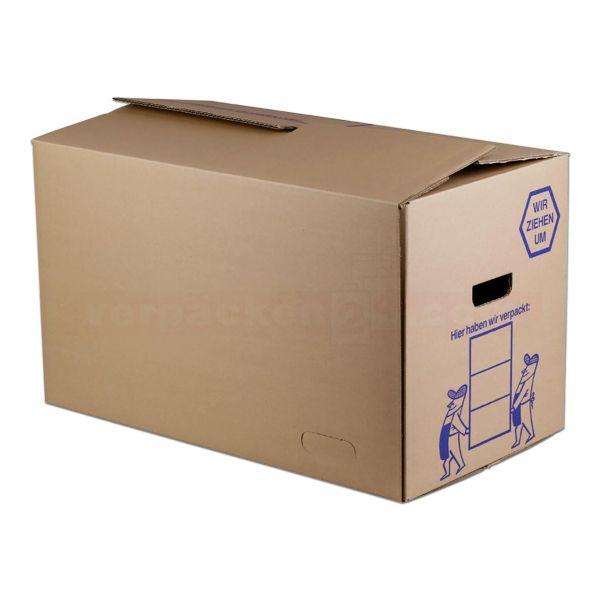 Umzugskarton PREMIUM, braun, 2-wellig - 650x350x370mm - bis 30 kg