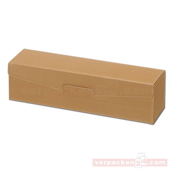 Wein-Flaschenverpackung Modern - uni natur
