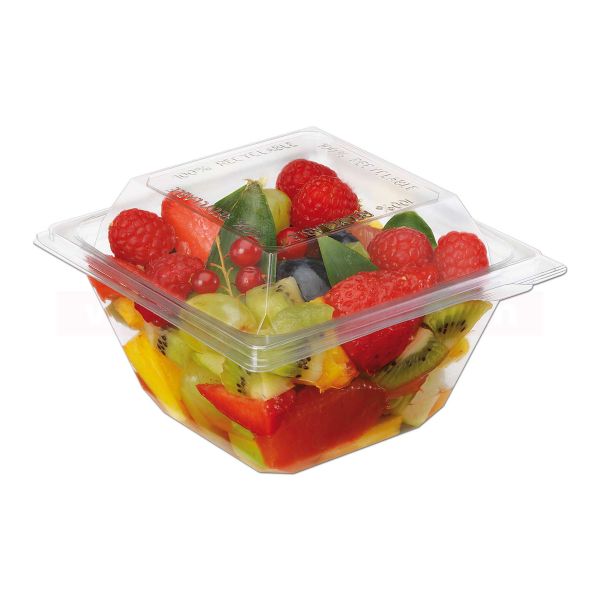 Salatschale FRESHIPACK mit Deckel, glasklar - 370 ccm