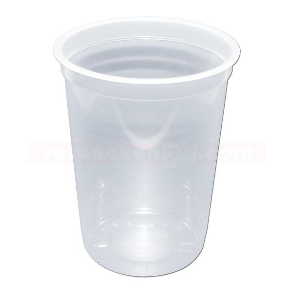 Ananasbecher - Becher - transparent, rund - 1.000 ccm