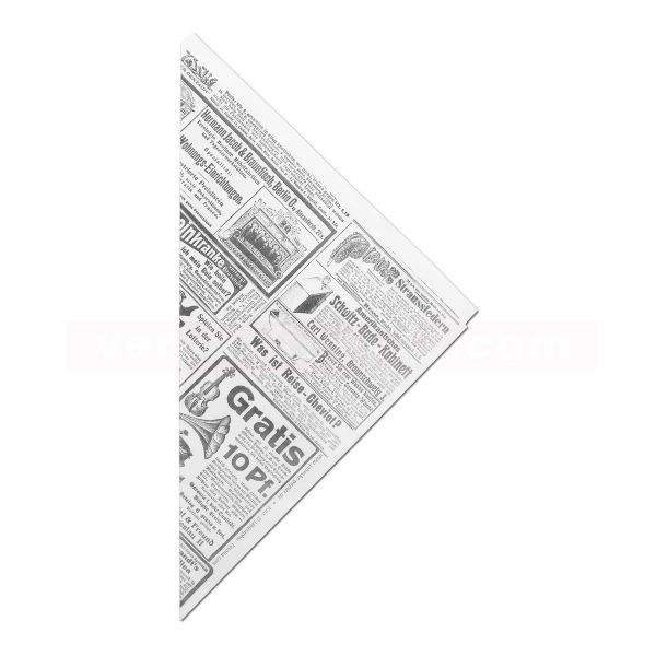 Spitztüten mit PE-Beschichtung - Zeitungsdruck
