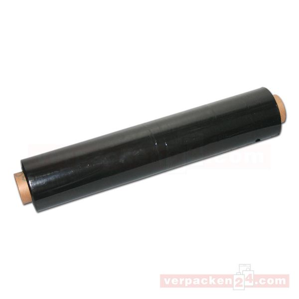 Stretchfolie zum Einschweißen, Rolle, schwarz - 50 cm - 285 m