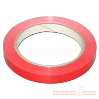 Klebeband (PVC), farbig, rot, Rolle 66 m - 12 mm