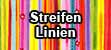 Geschenkpapier mit Streifen oder Linien