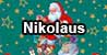 Weihnachts-Geschenkpapier mit Weihnachtsmännern