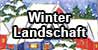 Weihnachts-Geschenkpapier mit Winterlandschaft