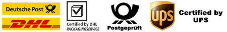 ideal für Paketdienste (DHL, DPD, UPS, GLS, Hermes)
